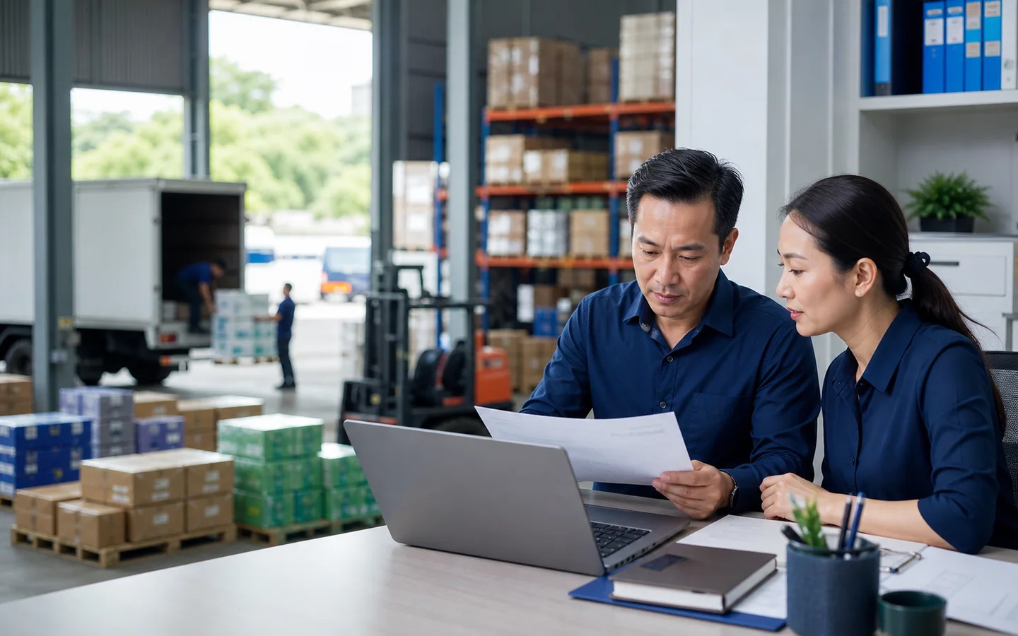 Chủ nhà phân phối rà soát mua hàng kho và công nợ