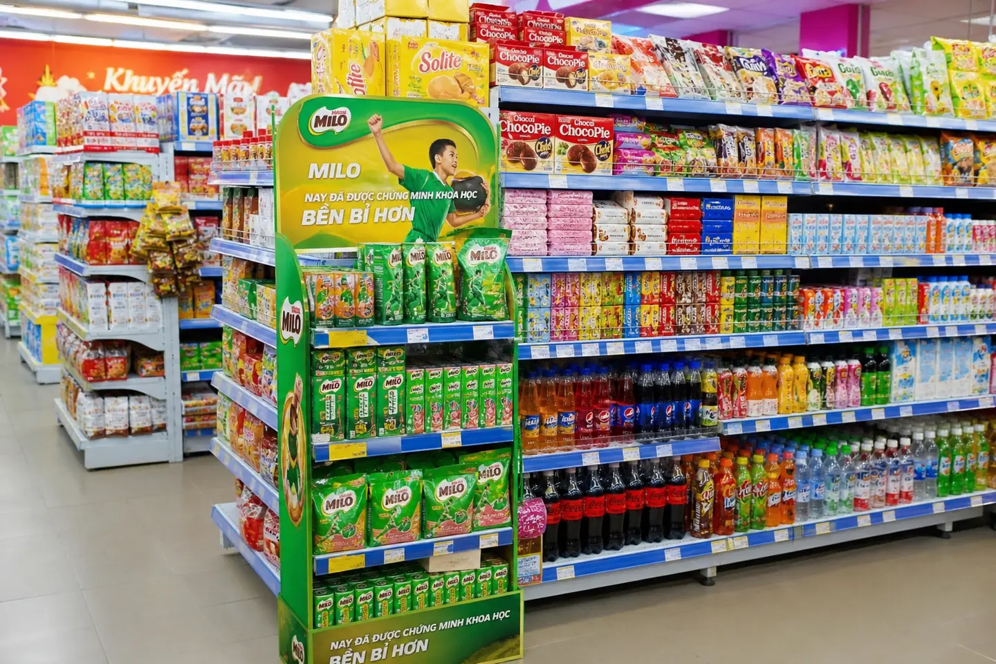 Minh họa bài viết Chương trình trưng bày và POSM